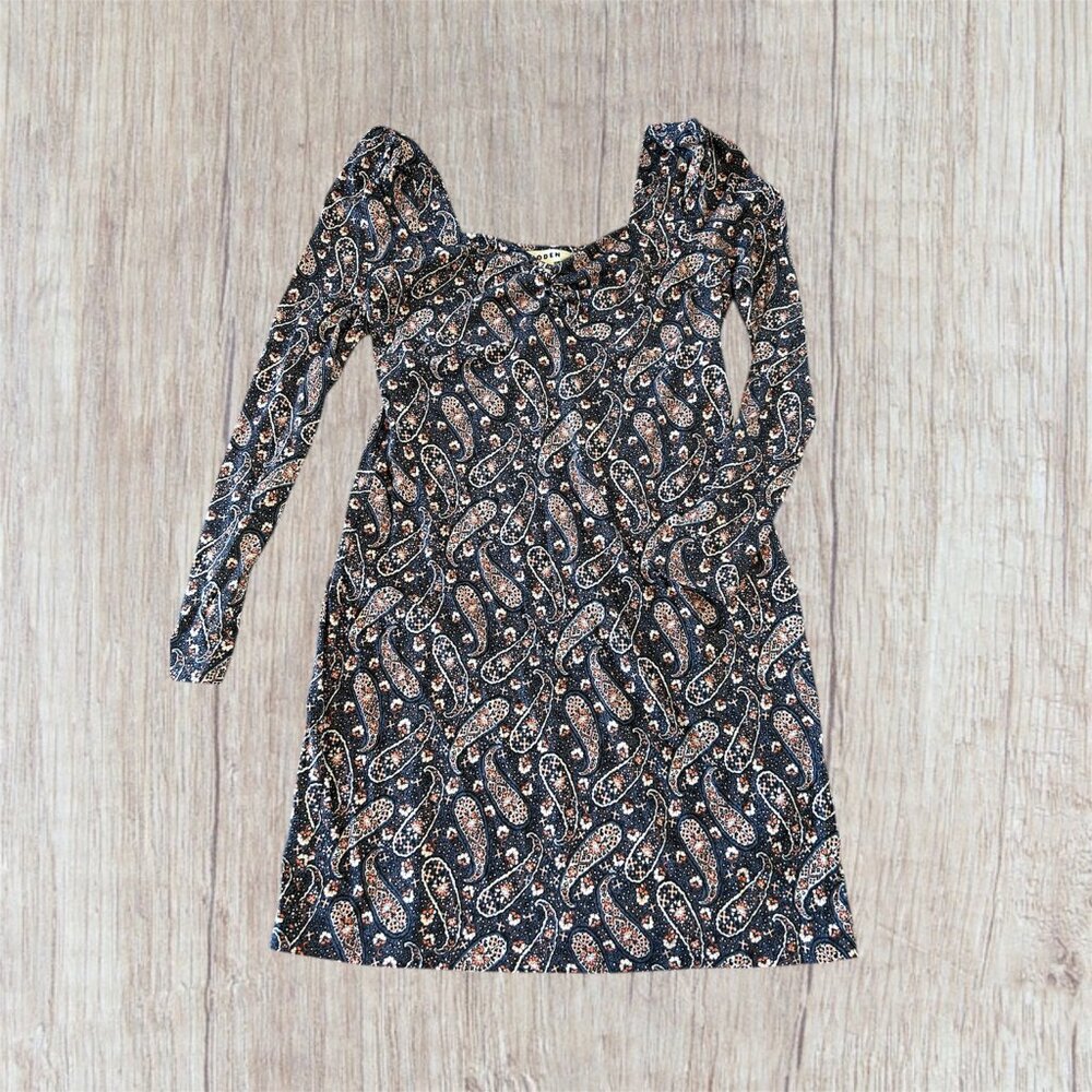 8 Boden Paisley Sweetheart Dress
